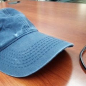 Blue baseball cap